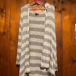 Striped cardigan